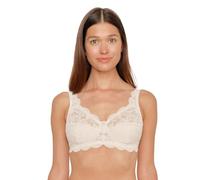 Susa Latina Soutien-Gorge sans Armatures pour Femme avec Bonnets Cousus et Bretelles réglables en Longueur, Maintien idéal, Fermeture à Crochet, Beige (Skin 288)., 95C