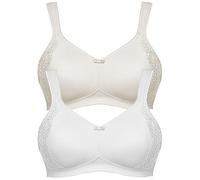 Susa - Lot de 2 Soutien-gorge Minimiseur - Femme - 8014 Champagne Blanc FR 100 G