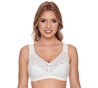 SUSA Soutien-Gorge à Armatures O pour Femme 27931, Opaque, Blanc/Noir, 100C (Lot de 2)