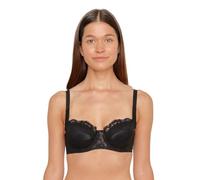 Susa Oktoberfest Soutien-gorge Balconnet à Armatures Coqué 8864 Noir Blanc