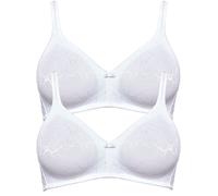 Susa Topsy Lot de 2 Soutien-gorge sans armature 7507 90-110 A-D Blanc