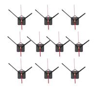 susaa 10 Pièces DIY Mécanisme de Mouvement D'Horloge à Quartz Silencieux Kit D'Aiguilles D'Horloge Murale à Faire Soi-Même Pièces D'Outils de Réparation de Remplacement