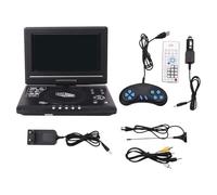 susaa 9.8 Pouces Portable Maison Voiture Lecteur DVD Vcd CD Lecteur TV USB Radio Adaptateur Support FM Radio Réception-Prise Européenne