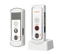 susaa Carillon de Porte Sans Solaire Non-Visual Doorbell Intercom Intercom de Porte Sans