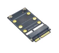 susaa Carte de Test de Carte D'Extension de Convertisseur de Disque SSD D'Adaptateur Mini PCIE/MSATA pour Carte WiFi Mini PCI Express MSATA SSD