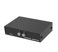 susaa Commutateur Série -232 2 Voies 9 Broches, Sélecteur de Partage Manuel Entrée 1 Sortie