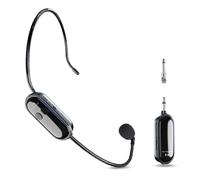 susaa Microphone sans pour Enseignants et Instructeurs de Fitness à Longue Portée, avec Micro à Main et Casque.