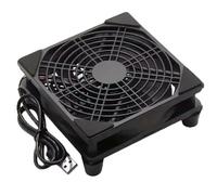 susaa Ventilateur de Refroidissement 120 mm Routeur Bricolage PC Refroidisseur de Refroidisseur de sans TV Silencieux DC 5V Power USB 12cm avec Vis de Protection des Vis