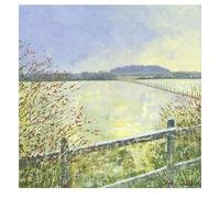 Susan Entwistle Art "Crabe Apple Blossom Édition limitée Papier d'impression, Multicolore, 50 x 50 cm