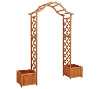 Susany Pergola de jardin avec pot de fleurs, tonnelles de jardin, pergola de jardin, pergola de jardin, arche de jardin, design facile à assembler, bois massif