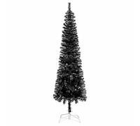 Susany Sapin de Noël étroit Arbre de Noël Artificiel Noir 150 cm