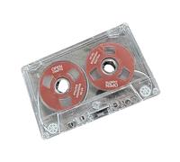 Suseiuua Lecteur de cassette double face en métal vide pour 50 minutes de son clair pour musique et voix