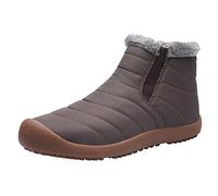 Susenstone Bottes FourréEs Homme Pas Cher Boots De Neige En Coton Hiver Chaud ÉPais Respirantes Grand Taille Chaussures De RandonnéE