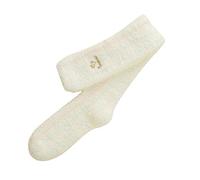 Susenstone Chaussettes Femme Laine Antiderapantes Interieur Hiver Chaudes éPaisse Molleton Basse Chaussette Haute Genoux Sport Socquette