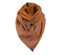 Susenstone Écharpe Femme Hiver Avec Bouton Vintage Foulards ÉLéGant Couleur Unie ÉCharpe Chaud Coton RéTro Automne Hiver Doux Wrap Scarf ChâLes Pas Cher