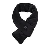 Susenstone Écharpe USB Chauffant Électrique avec 3 Niveaux Température Réglable, Unisexe Chaud Coupe-Vent Foulard avec Poches, Parfait pour l'hiver Extérieur Intérieur Cadeau De Noël