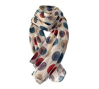 Susenstone Echarpes ChâLe Femme Longues Pas Cher à La Mode LéGèRes EléGant éCharpes Imprimé Oversize ChâLe Poncho (180 cm x 90cm, A-Multicolore)