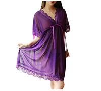 Susenstone Lingerie Femme Dentelle Sexy Robe De Chambre Courte Femme Pas Cher Chic Robe De Chambre Nuisette VêTements De Nuit