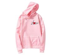 Susenstone Unisexe Sweat A Capuche Femme Pas Cher Automne Hiver Chaud A Manche Longues Pullover Chic Long Hoodies Lettre Imprimé Ample Grand Taille Sweatshirts