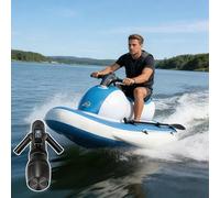 Sushangmao Jet Ski Et Scooter sous Marin Électriques Gonflables 3-en-1 Et Pliables - Batterie 10 000/16 000 Mah, 7-11 Km/H, Télécommande À 10 Vitesses, Moteur Brushless 500 W/700 W 500w
