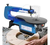 Sushangmao Scie À Chantourner 16" 2025 - Vitesse Variable 550-1 650 Coups/Min | Table en Aluminium Inclinable À 45°, | Scie À Chantourner pour Le Travail du Bois, avec 10 Lames StandardModel