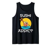 Sushi Addict Citation Humoristique Sauce soja Art Débardeur