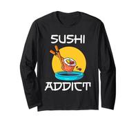 Sushi Addict Citation Humoristique Sauce soja Art Manche Longue