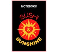 Sushi and Sunshine Notebook | Sushi and Sunshine Planner | Sushi and Sunshine Journal Gift