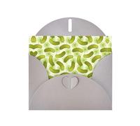 Sushi Aneth Pickles Impression Vacances Love Buckle Papier nacré en vrac avec enveloppes Cartes de vœux Inscription Thinking of You 10,2 x 15,2 cm