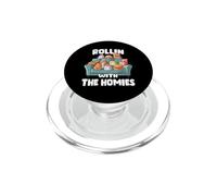 Sushi Art - Design inspiré de l'anime pour Les Amoureux du PopSockets PopGrip pour MagSafe