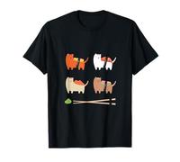 Sushi Cat I Amoureux des chats I Drôle de sushi pour chats T-Shirt