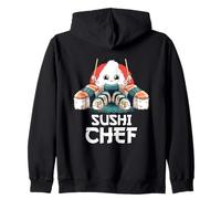 Sushi Chef Sushi Lovers Kawaii Food Japanese Anime Sushi Sweat à Capuche