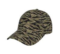Sushi Dill Pickles Chapeau de soleil tendance décontracté pour femme Casquette de baseball réglable pour homme, casquette de baseball unisexe, Tiger Stripe Camo, taille unique