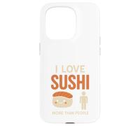 Sushi Lover Rolls Nigiri Baguettes Cadeau pour Fan Coque pour iPhone 15 Pro