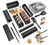 Sushi Making Kit Sushi Maker 12 pièces en plastique Premium ensemble d'outils à Sushi rouleau de riz à Sushi Label