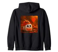 Sushi Roll Chapeau Citrouille Halloween Mignon Jack O'Lantern Sweat à Capuche