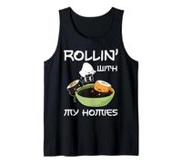 Sushi Roll Friends Pun Funny Soja Sauce Humour Art Débardeur