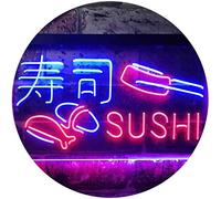 Sushi Shop Japan Food Dual Color LED Enseigne Lumineuse Neon Sign Rouge et bleu 600 x 400mm st6s64-i3310-rb