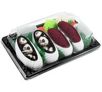 Sushi Socks Box - 2 paire de Sushi CHAUSSETTES en Coton pour Fammes et Hommes, Thon, Octopus, 41/46