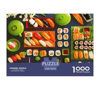 Sushi Variety Plate Pièces À Structure Solide Parfait pour Renforcer Les Capacités De Résolution Et Profiter du Temps Libre 70x50cm/1000pcs
