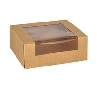 Sushibox 'pure', dimensions: 195 x 140 x 45 mm, brun