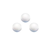 susiodeu 100 Pièces Boules De Styromousse Projet Fournitures De Mariage Rondes Boule Ronde Inachevée Décoration De Noël en Polystyrène, 1cm