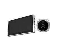 susiodeu 1080P vidéo sonnette judas visionneuse haute définition interphone porte caméra 160 degrés Angle visuel sonnettes extérieur, Argent