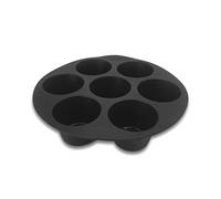 susiodeu Air Fryer Cake Cup Moule Silicone Antiadhésif 7 Cavité Micro-ondes Cuisson Cupcake Muffin Pan Lavable Ustensiles De Cuisson Accessoire, 8 pouces