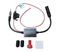 susiodeu Amplificateur de Signal Radio FM pour Voiture et Bateau, Faible Bruit, Anti-interférences, Universel, améliore la réception. Amplificateur d'antenne pour Voiture et Bateau à Gain élevé.