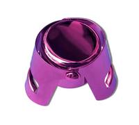 susiodeu Bouchon de bouteille de vin en acier inoxydable décoratif liège mignon étanche buse scellant fuite économiseur vin barre réfrigérateur cadeau, Violet