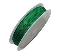 susiodeu Collier Perles Artisanat Cordon Fabrication de Bijoux Fil tressé résultats Bracelet Colliers Bricolage pour la Maison Professionnelle, Vert