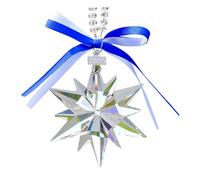 susiodeu Décorations suspendues de noël en Cristal, Ajoutez du Glamour à l'arbre, décorations d'arbre de noël en Cristal, Choix de noël en Verre, C, 75MM