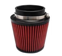 susiodeu Durabilité des filtres à air moteur en alliage d'aluminium PU pour voiture, grâce à un filtre air universel tête champignon avec adaptateur double entonnoir 76 mm/100 mm pour voiture,