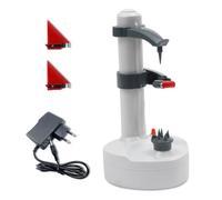 susiodeu EU Plug Électrique Éplucheur De Pommes De Terre Antidérapant Comptoir Éplucheur Machine Ménage Cuisine Légumes Paring Zester Trancheuse, Blanc
